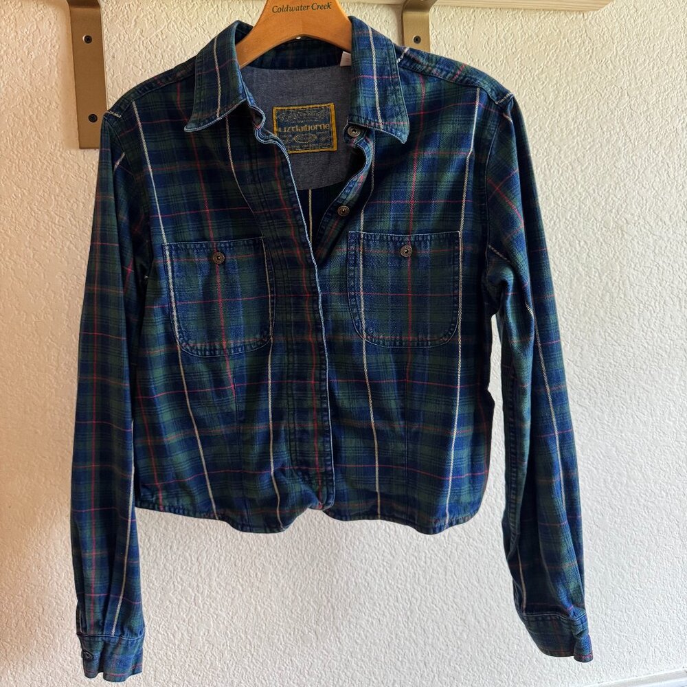 Liz Clairborne Vintage plaid buttondown shirt